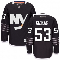 Casey Cizikas Youth Reebok New York Islanders Authentic Black Practice Jersey