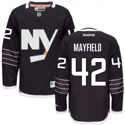 Scott Mayfield Youth Reebok New York Islanders Premier Black Practice Jersey