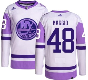 Matthew Maggio Men's Adidas New York Islanders Authentic Hockey Fights Cancer Jersey