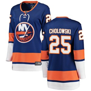 Dennis Cholowski Women's Fanatics Branded New York Islanders Breakaway Blue Home Jersey