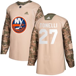 John Tonelli Men's Adidas New York Islanders Authentic Camo Veterans Day Practice Jersey