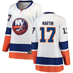 Matt Martin Women's Fanatics Branded New York Islanders Breakaway White Away Jersey