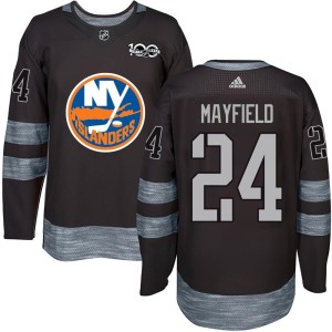 Scott Mayfield Men's New York Islanders Authentic Black 1917-2017 100th Anniversary Jersey