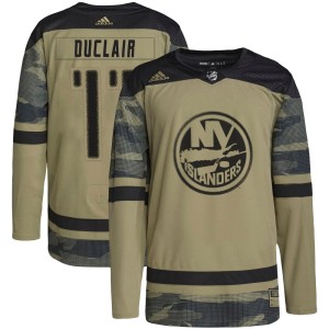 Anthony Duclair Men's Adidas New York Islanders Authentic Camo Military Appreciation Practice Jersey