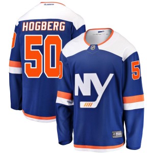 Marcus Hogberg Youth Fanatics Branded New York Islanders Breakaway Blue Alternate Jersey