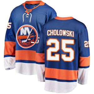 Dennis Cholowski Youth Fanatics Branded New York Islanders Breakaway Blue Home Jersey