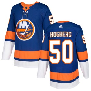 Marcus Hogberg Men's Adidas New York Islanders Authentic Royal Home Jersey