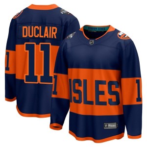 Anthony Duclair Men's Fanatics Branded New York Islanders Breakaway Navy 2024 Stadium Series Jersey