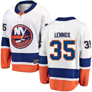 Tristan Lennox Men's Fanatics Branded New York Islanders Breakaway White Away Jersey