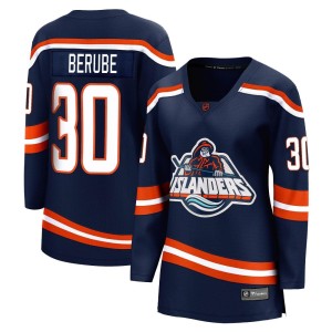 Jean-Francois Berube Women's Fanatics Branded New York Islanders Breakaway Navy Special Edition 2.0 Jersey